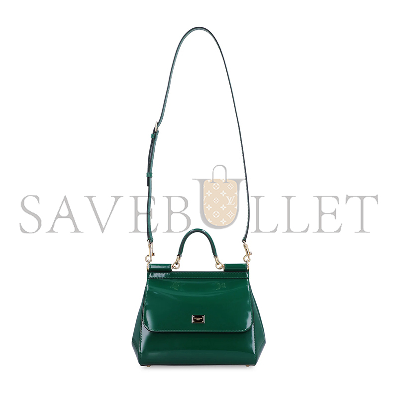 d01ce Gab*a*a sicily dauphine handbag patent leather bb6002a103787174 (25*21.5*14cm)